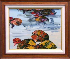 Maya Eventov Untitled Original Acrylic Canvas H.Signed Custom Frame