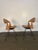 1950s A Pair of Unmarked Arthur Umanoff Swiveling Side Chairs For Sale - Image 4 of 7