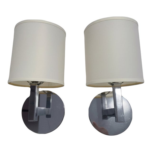 Mid-Century Modern Wall Sconces - a Pair For Sale