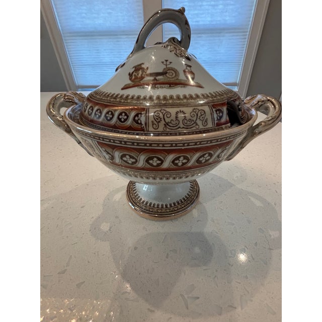 White Davenport (Staffordshire ) Neo-Classical Sauce Tureen. Pattern Number 6018, Circa 1845-1860 For Sale - Image 8 of 8