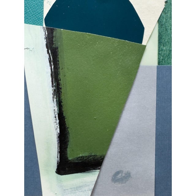 "Petal 8" Original Mixed-Media Collage on Paper by Zac Woodiel For Sale - Image 9 of 10