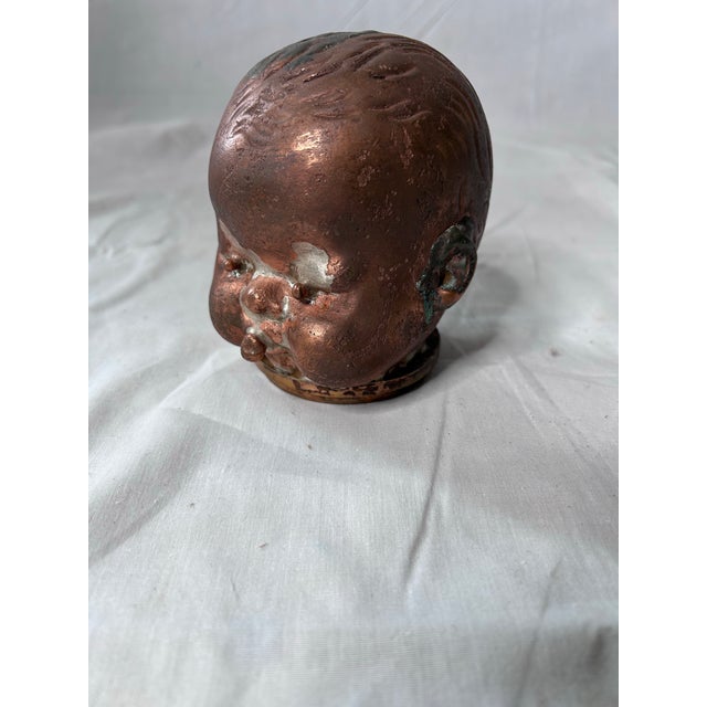 Antique Bronze, Baby Doll Head Mold For Sale In Baltimore - Image 6 of 11