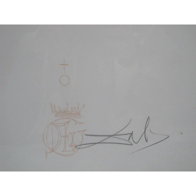 Spanish Salvador Dali Limited Edition Lithograph Femme Nu De Dos Nude Female Portrait For Sale - Image 3 of 8