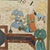 Gold 1970’s Gilded Persian Court Life Panoramic Triptych For Sale - Image 8 of 14