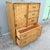 Boho Chic Herringbone Wicker Faux Bamboo Highboy Dresser by Dixie For Sale - Image 10 of 11