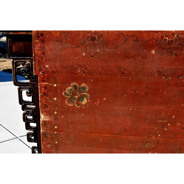Antique Mongolian Chest Console Table Chairish