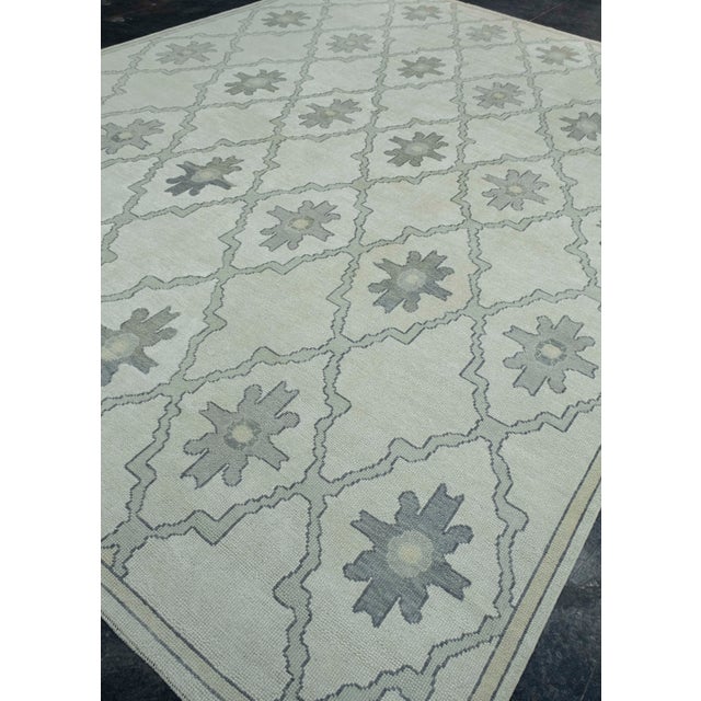 Turkish Turkish Oushak Rug 10'4" x 13'7" #18083 For Sale - Image 3 of 8