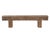 Farmhouse Indian Carved Front Rustic Teakwood Bench For Sale - Image 3 of 4