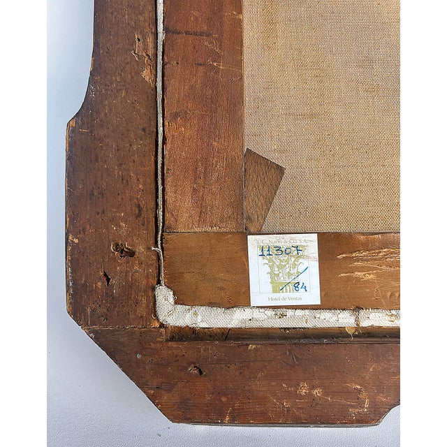 Wood 19th Century Cumaean Sybil Portrait After Giovanni Romanelli, Italy For Sale - Image 7 of 7