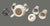 Late 20th Century Late 20th Century Japanese Utsuwa Tea Pot & Four Cups Pink Wild Flower Pattern - 5 pcs For Sale - Image 5 of 6
