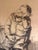 Piet Hein Eek Heinrich Pforr, Midday Nap Sleeping Boy on Chair, 1905, Charcoal on Paper For Sale - Image 4 of 12