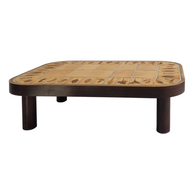Garrigue Coffee Table by Roger Capron, 1970s For Sale