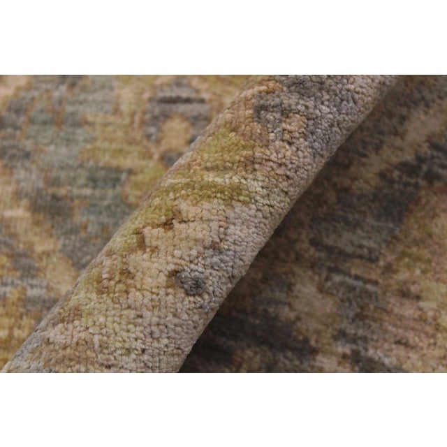 Textile Boho Chic Ziegler Gray/Ivory Wool Runner Rug- 2'7'' X 9'2'' For Sale - Image 7 of 10