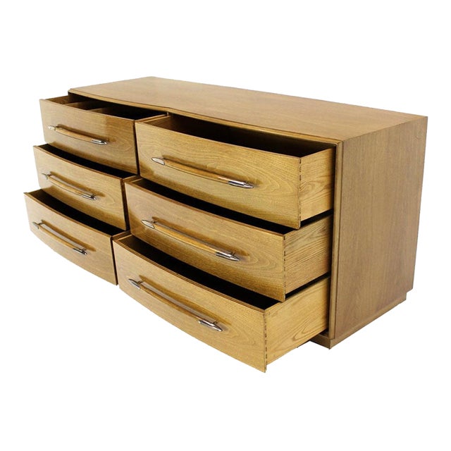 Gibbings Widdicomb Mid Century Modern Dresser Credenza Light Walnut For Sale