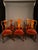 Set of 8 English Queen Anne Style Dining Chairs, Burl Walnut & Beechwood, 2 Armchairs and 6 Side Chairs, Circa 1890 For Sale - Image 4 of 13