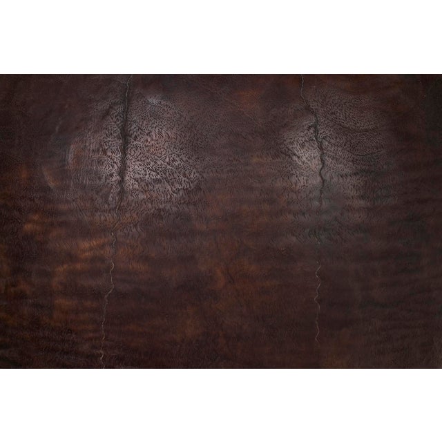 Ebonized Carved Wood Side Table For Sale - Image 9 of 9