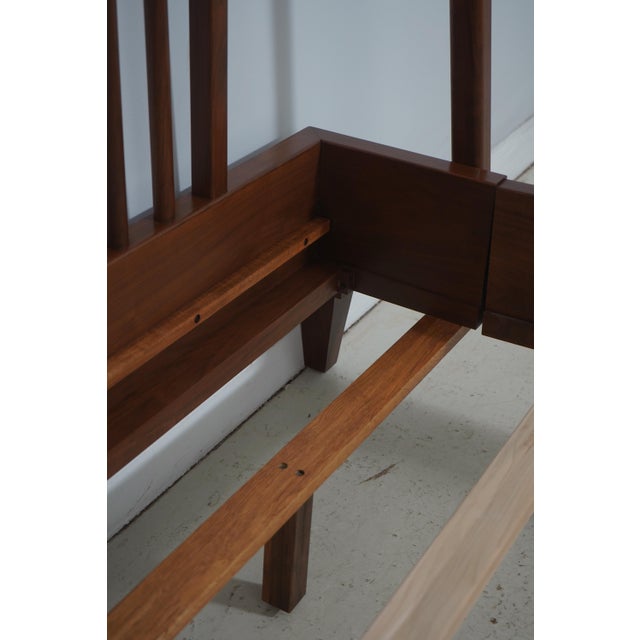 Stickley Walnut Grove Queen Size Spindle Bed For Sale - Image 12 of 15
