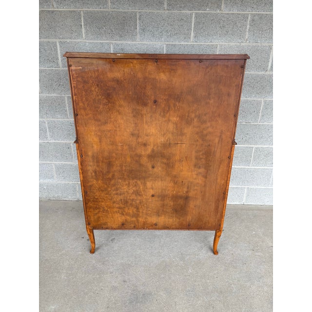 Antique French Rococo Style Inlaid 7 Drawer High Chest - Dresser For Sale - Image 11 of 11