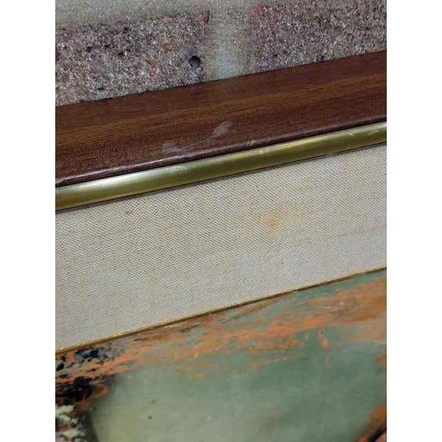 Framed Signed J. Akston "Bloody Mary, 1973" Mixed Media on Board For Sale - Image 11 of 12