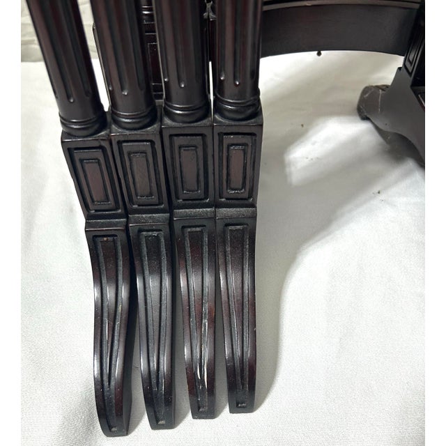 Traditional Set of 4 Antique Edwardian Quality Mahogany Nesting Tables For Sale - Image 3 of 12
