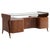 Mid-Century Wood and Brass Desk from Vittorio Dassi, Italy, 1950s For Sale - Image 9 of 9