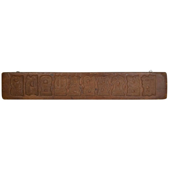 Mid 19th Century Wooden Gingerbread Mold For Sale - Image 5 of 5
