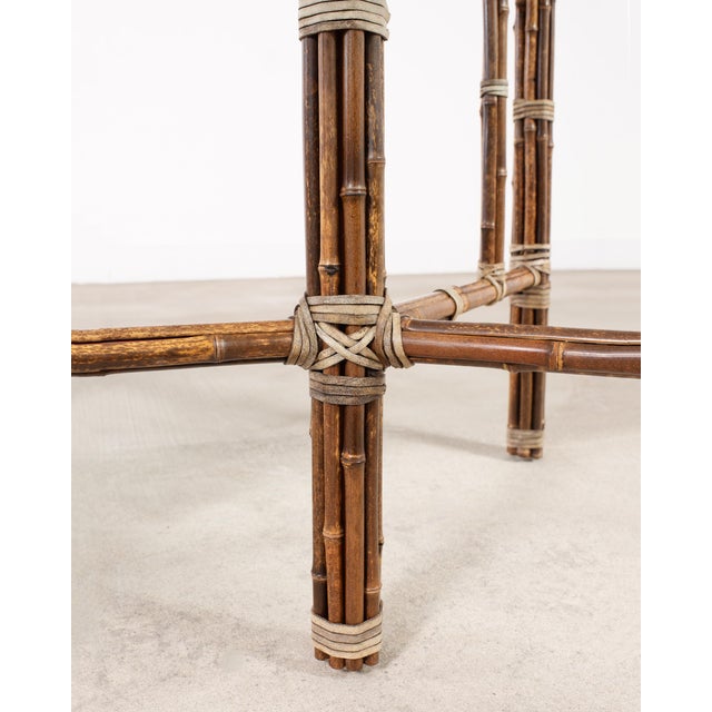 Wood McGuire Organic Modern Rectangular Bamboo Dining Table 8 Ft. For Sale - Image 7 of 18