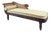 19th Century Louis XVI Chaise Longue in Carved Wood and Caning For Sale