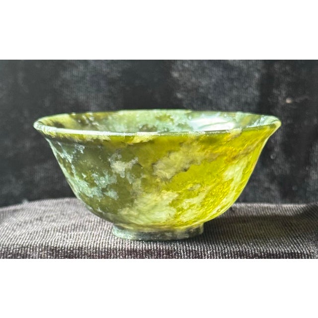 Trio of 20th Century Chinese Carved Serpentine Nesting Bowls - Set of 3 For Sale - Image 4 of 12