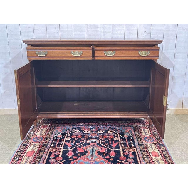 Late 19th Century English Walnut Sideboard For Sale - Image 10 of 18