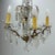 1960s Mid-Century French Chandelier with Crystal Drops and Ball For Sale - Image 5 of 9