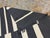 8ft 9in × 12ft 3in Four Hands Willow Offset Black Stripe Cotton Area Rug For Sale - Image 12 of 12
