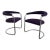 Pair of Mid-Century Modern Thonet Chrome Bent Tube Chairs For Sale