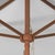 Traditional Velop 7.5Ft Squre Wooden Pulley Market Umbrella (No Tilt), Ivory For Sale - Image 3 of 4