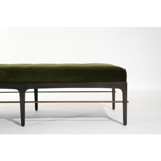 Linear Daybed Series Espresso and Bronze For Sale - Image 9 of 11