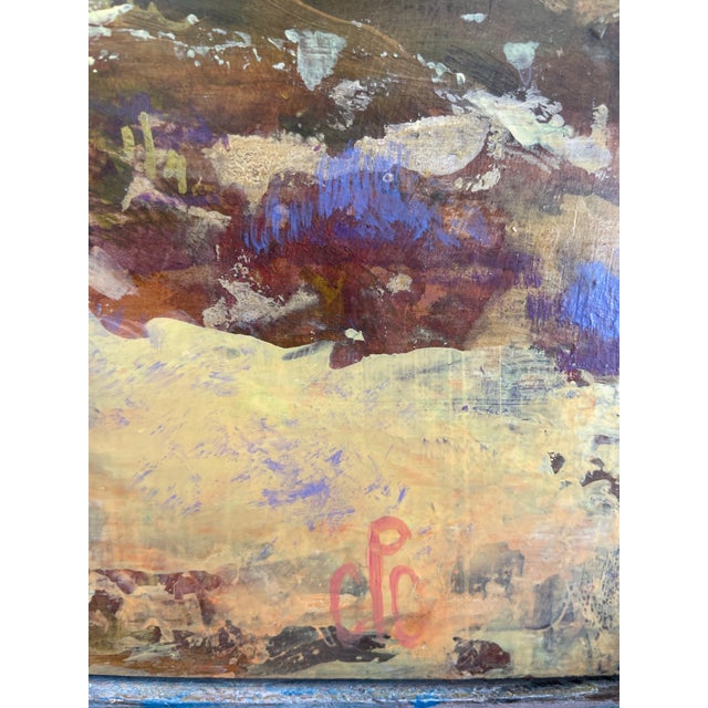 Original Landscape Painting. Acrylic Paint and Textural Materials on Board. For Sale - Image 9 of 12