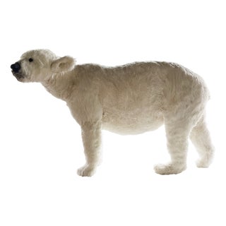 Big White Plush Polar Bear, 2000s For Sale