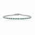 18k Gold Round Zambian Emerald Diamond Statement Tennis Bracelet for Women For Sale