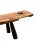 Wood Sculptural Teak Wood Long Bench Stunning Wood Textures, Modern Organic For Sale - Image 7 of 8