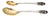 Spoons in Gold-Plated Silver, Set of 2 For Sale