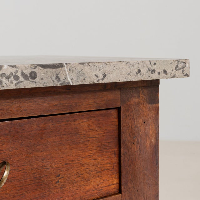 19th Century France Brown Wood Chests of Drawers For Sale - Image 11 of 11
