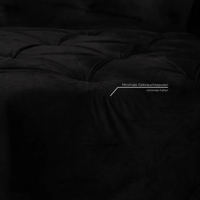 Black Velvet Lounger from IconX Studios For Sale - Image 4 of 9