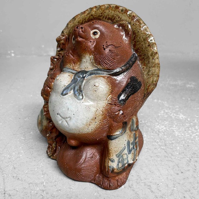 Japanese Decorative Tanuki Statue, 1970s For Sale - Image 13 of 13