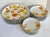Orange 1960's Suisse Switzerland "Lugano" Porcelain Floral Dinnerware Set For Sale - Image 8 of 12