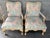 A Pair of Palm Beach Regency Coastal Style Bergere Armchairs by Sherrill Furniture. Circa 1980s Feature a postmodern take...