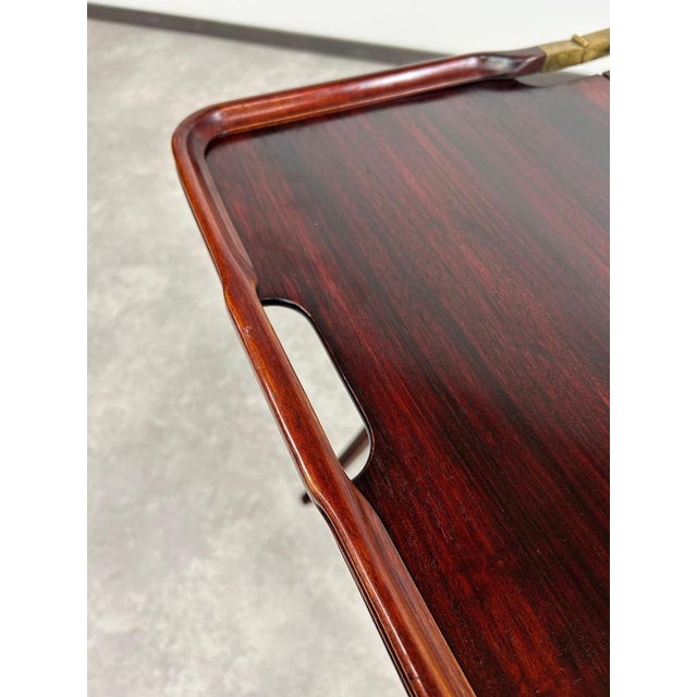 Antique Mahogany Folding Table, 1890s For Sale - Image 9 of 15