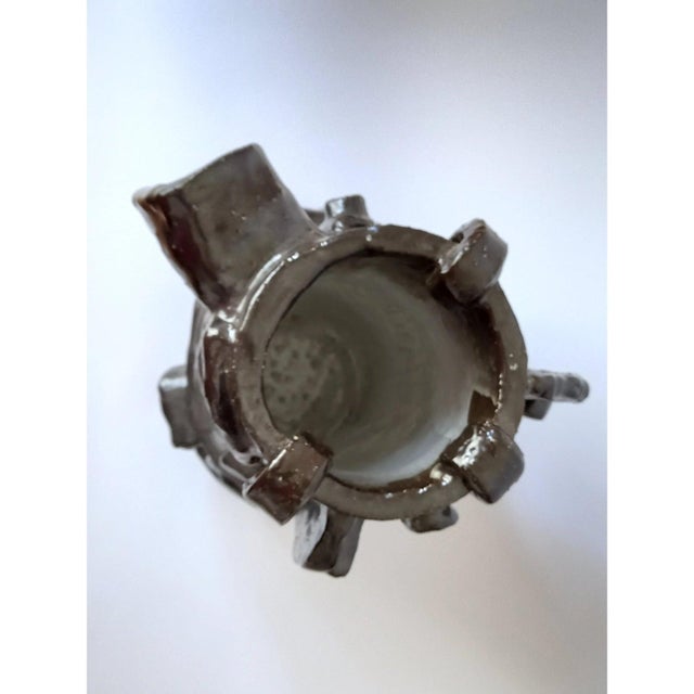 Ceramic Pablo Picasso Inspired Sculptural Ceramic Vase For Sale - Image 7 of 9