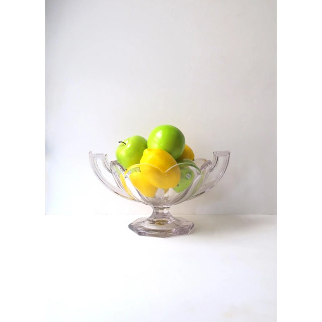 Glass Urn With Scalloped Edge For Sale - Image 4 of 12