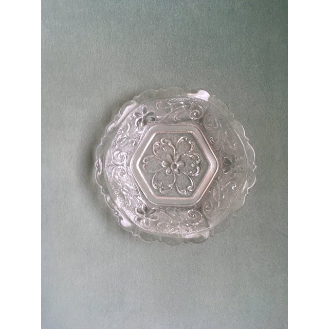 Indiana Tiara Sandwich Glass Trinket Dish Chairish