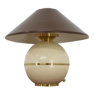Brass and Plaster Table Lamp from Napako, 1960s For Sale